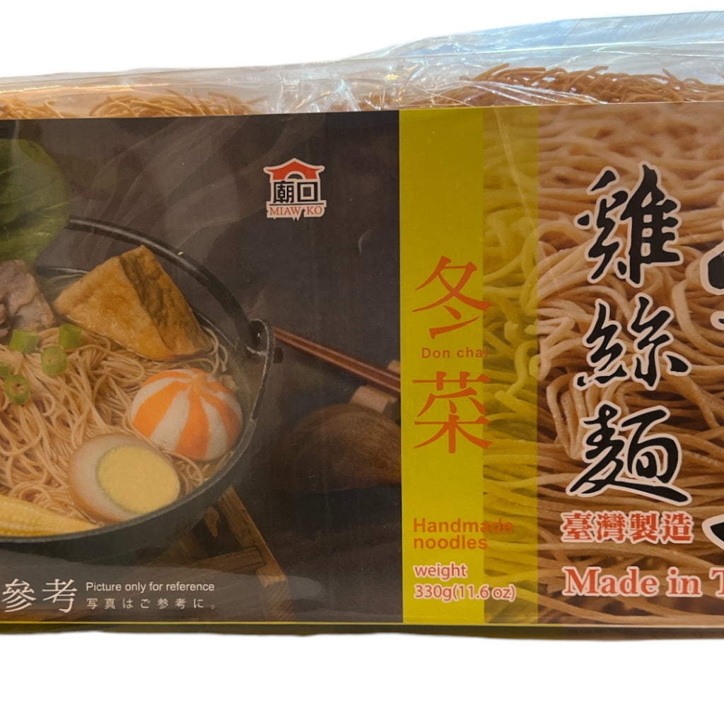 廟口 雞絲麵_(手工冬菜) 330gx(6粒一包)