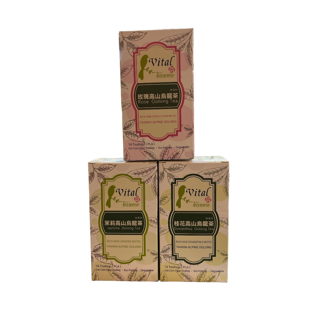 Taiwan Alpine Oolong Tea / premium grade /Rose Note 15 Tea bags 台湾阿里山茶（高山乌龙）之 玫瑰跳动