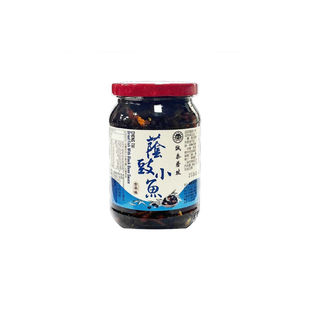 TAWIAN CHENGTAI BALCKBEAN&IKAN BILLIS PASTE (O DAO SIH)台湾诚泰 正宗西螺酱料 黑豆荫鼓 380克
