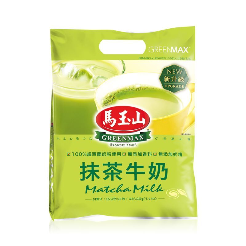 马玉山抹茶牛奶(新升級)15g×14pcs(袋)