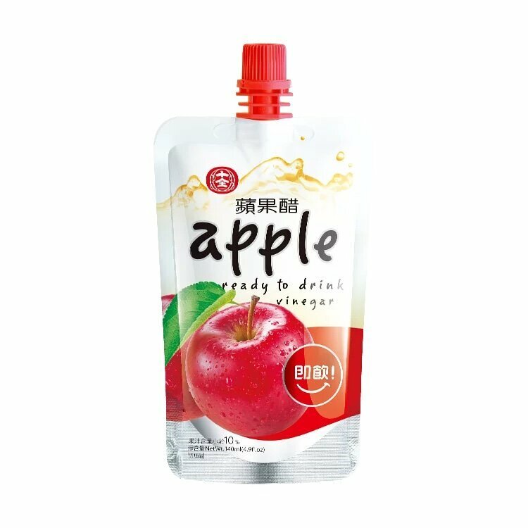 TAIWAN SHIH CHUAN EXCELLECE READY TO DRINK VINEGAR 台湾十全特好 即飲果醋140mlX6 苹果APPLE\葡萄GRAPE\凤梨PINEAPPLE\水蜜桃PEACH\梅子PLIM