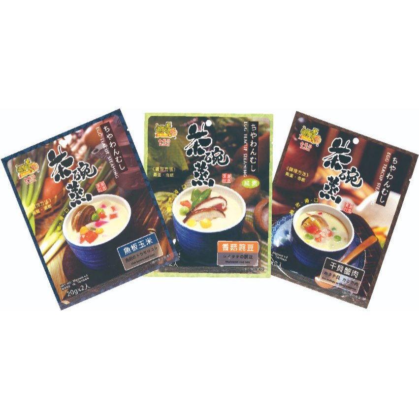 金钱豹茶碗蒸干贝蟹肉口味 20gX2入JAPANESE STYLE STEAMED EGG MIXED POWDER