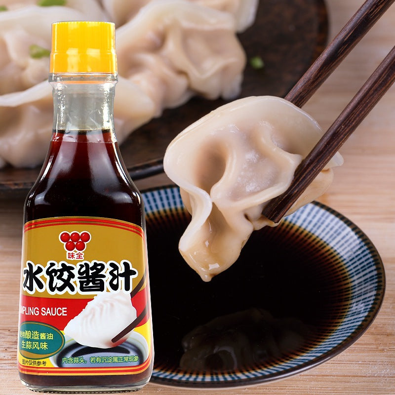 TAIWAN WEICHUAN DUMPLING DIP SAUCE 台湾味全水饺酱汁 蒜头/辣味风味230ml