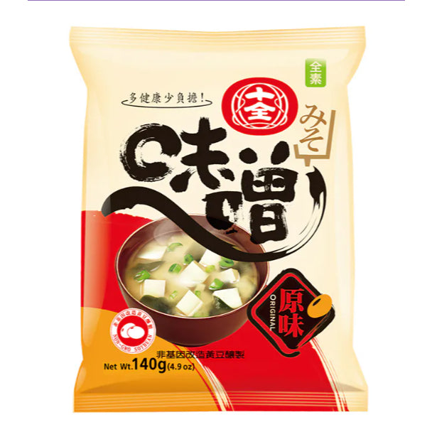 TAIWAN SHIQUAN MISO MINI BAG x 5 BAGS 台湾十全美好 原味味噌随手袋5入 (140gx5入)