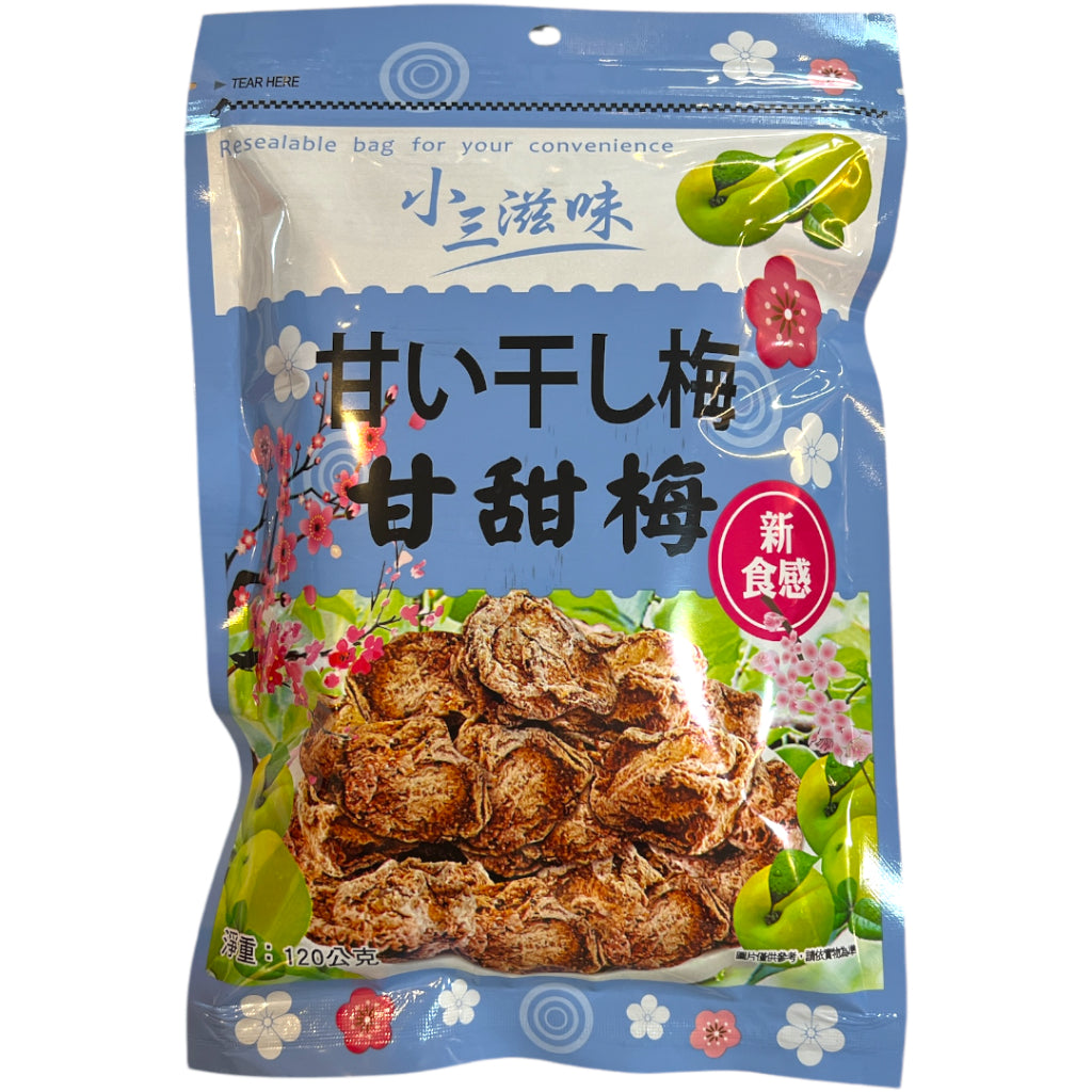 TAIWAN PREMIUM DRIED PLUM LIGHT SWEET台湾巧益小三滋味甘甜梅 酸甜适中 即食泡水两相宜120g