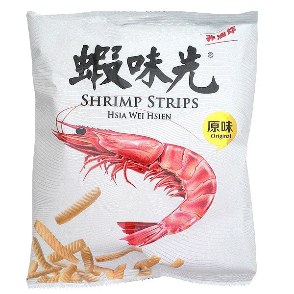 TAIWAN SHRIMP STRIPS 台湾裕榮 小时候 蝦味先（台式虾饼）原味（60g每包/4包一组）