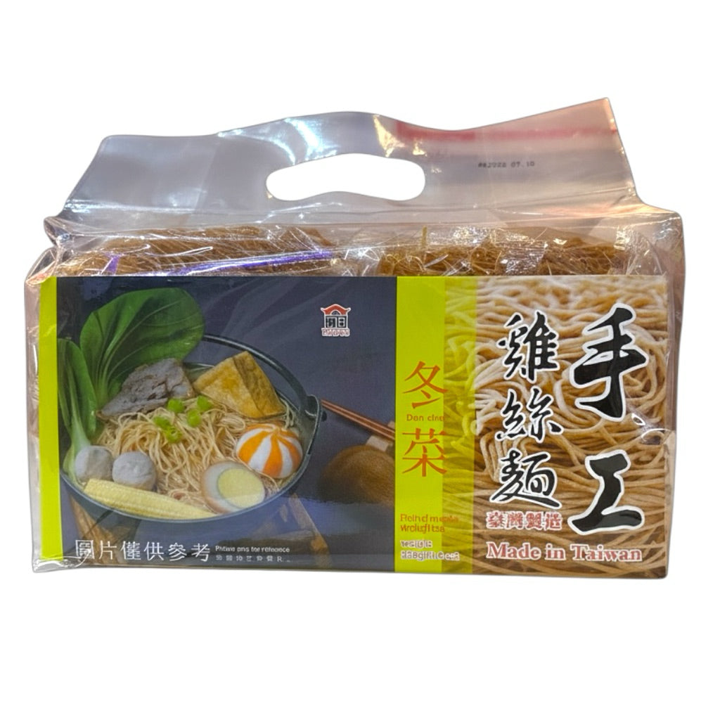 台湾特色冬菜鸡丝面300克 5入/包 开DON CHAI HANDMAKE NOODLE