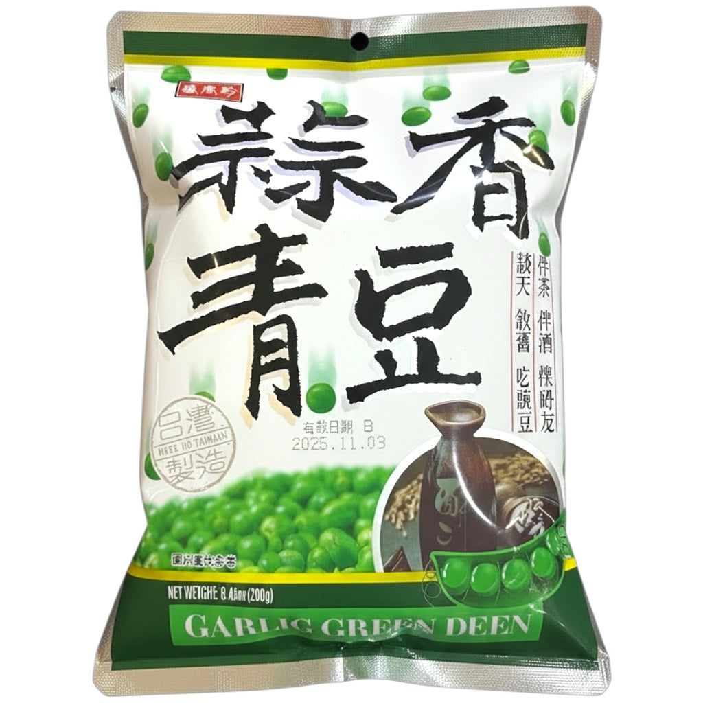 盛香珍蒜香青豆 TAIWAN FAMOUS GARLIC GREEN P EAS